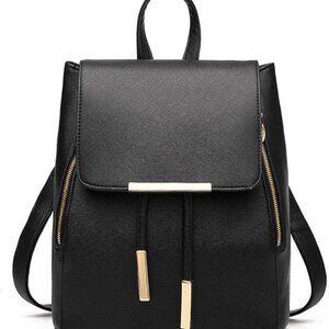 B&E LIFE Fashion Shoulder Bag Rucksack PU Leather Womens Backpack Travel Bag